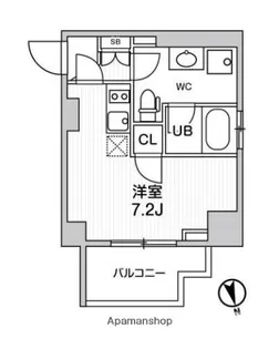 ALTERNA南大井【2階】の間取り