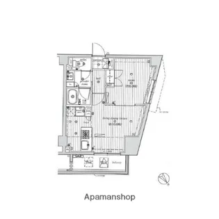ウィスティリア大森山王【5階】の間取り