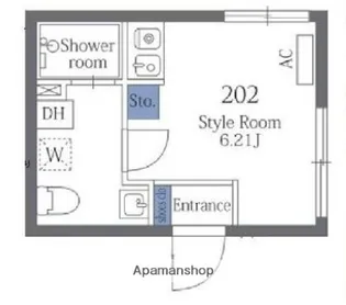 クリプトシーン大森【2階】の間取り