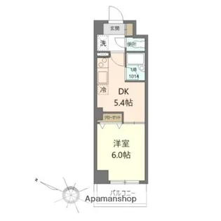 ジョイヴィレッジ御殿山【5階】の間取り