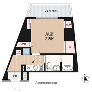 アイディ品川25【8階】の間取り