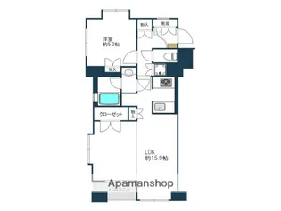東京都品川区荏原4丁目【マンション】の間取り