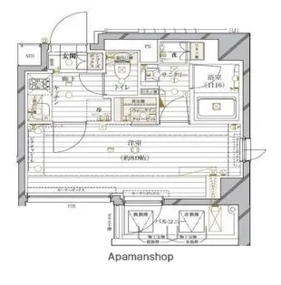 レガリス品川南大井Ⅱ【2階】の間取り