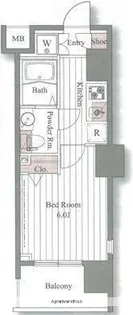 ドゥーエ大森【11階】の間取り