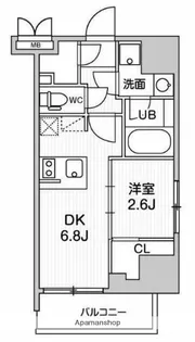 東京都品川区東大井5丁目【マンション】の間取り