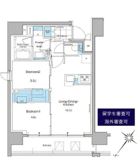 ルフォンプログレ西大井プレミア【3階】の間取り