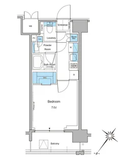 ルフォンプログレ西大井プレミア【7階】の間取り