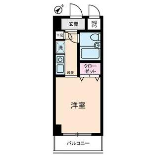 アムス川崎(旧モナークマンション川崎)【6階】の間取り