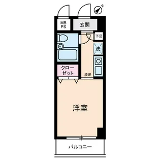 アムス川崎(旧モナークマンション川崎)【4階】の間取り