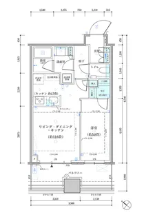 パークタワー勝どき サウス棟【8階】の間取り