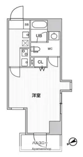 グラシアプレイス川崎駅前【10階】の間取り