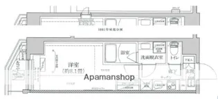 ティモーネプレミアム蒲田【10階】の間取り