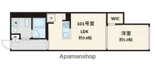 東京都港区白金台2丁目【マンション】の間取り