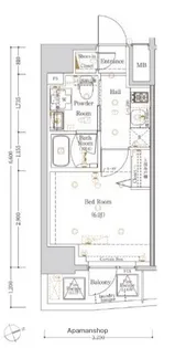 LOG戸越【6階】の間取り