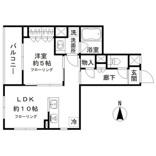 シエルクレール大森山王【4階】の間取り