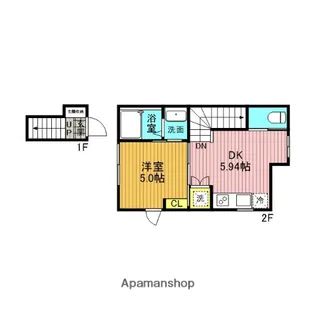 フレイグラント大森【2階】の間取り