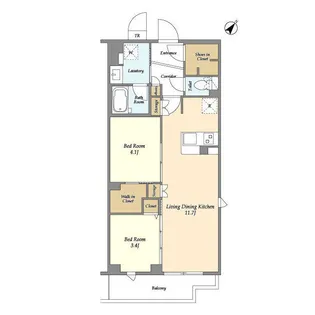 KDXレジデンス田園調布南【4階】の間取り