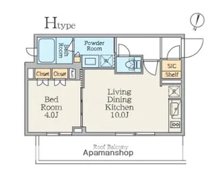 クレストコート池上六丁目【5階】の間取り