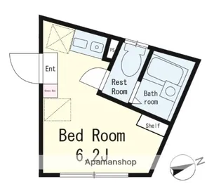 ベルネージュ【4階】の間取り
