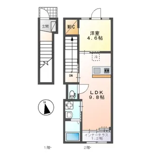 AVANCE【2階】の間取り