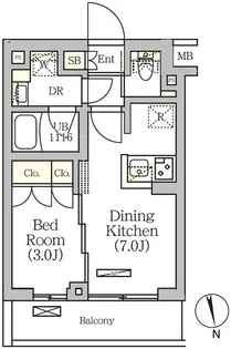 ARKMARK南品川【5階】の間取り