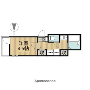 MELDIA糀谷【103号室】の間取り