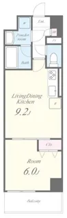 VILLA BLANCHE【4階】の間取り