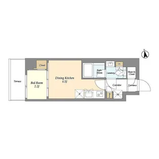 AIFLAT品川戸越パークサイド【1階】の間取り