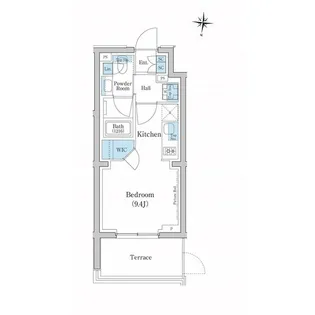 スタイリオ池上SOUTH【1階】の間取り
