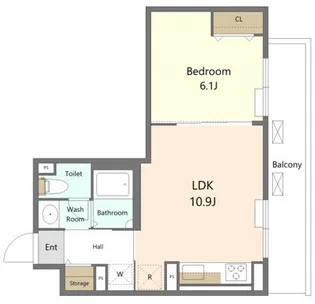 ESーGRANDE大森【4階】の間取り