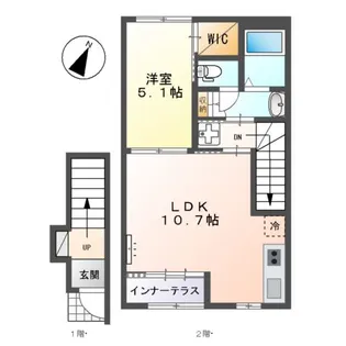 GRAND POIRE【2階】の間取り