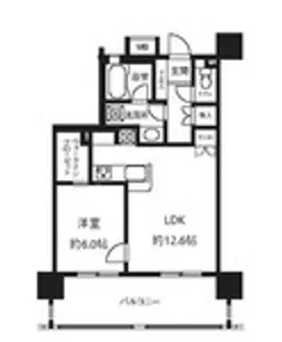 ライオンズシティ白金高輪【5階】の間取り