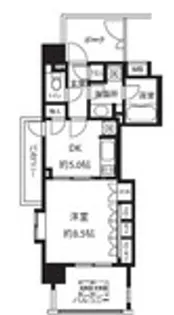 ライオンズシティ白金高輪【5階】の間取り