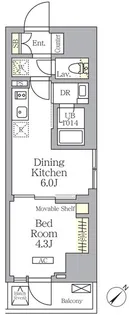 プライムガーデン大森【10階】の間取り