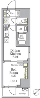 プライムガーデン大森【7階】の間取り