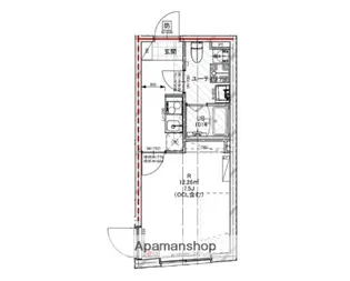 東京都品川区西大井6丁目【マンション】の間取り