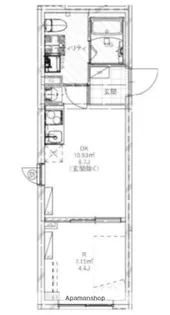 東京都品川区西大井6丁目【マンション】の間取り