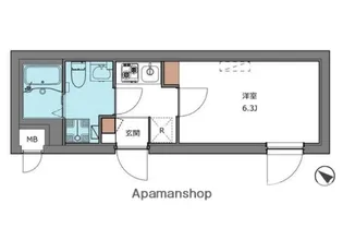 東京都品川区荏原1丁目【マンション】の間取り