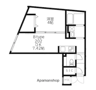 U RESIDENCE武蔵小山【1階】の間取り