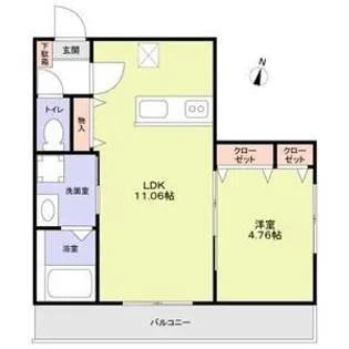 VIOLA TERRACE 北寺尾【2階】の間取り