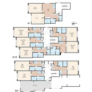 (仮称)ラシクラス西大井【101号室】の間取り