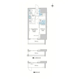 スタイリオ蒲田WEST【14階】の間取り
