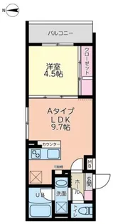 アストランセ【203号室】の間取り