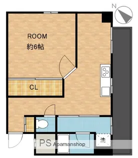 ルミエール元麻布【5階】の間取り