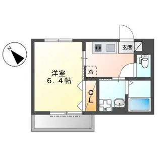 A.C.GRANDAGE【1階】の間取り