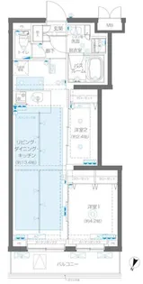 ZOOM蒲田EAST【4階】の間取り