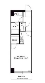オーロラ三田【8階】の間取り