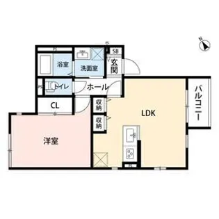 コンブリオ横浜【1階】の間取り