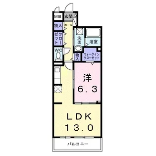 ブルーム【3階】の間取り