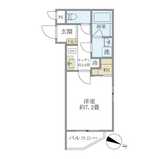THE SHINAGAWA EAST RESIDENCE【2階】の間取り